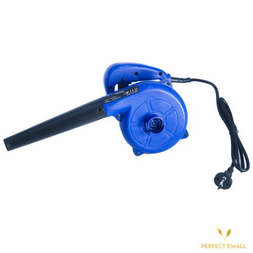 Electric blower, 600w portable blower for leaf/dust blowing (blue)