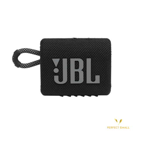 JBL Go 3: Portable Speaker with Bluetooth, Built-in Battery| Waterproof and Dustproof Feature – Black