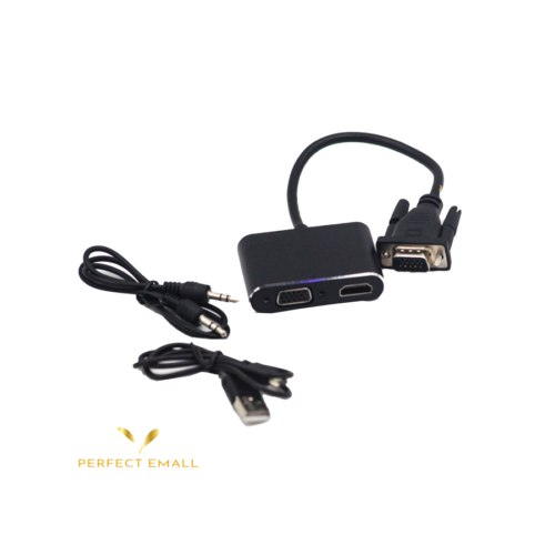 Video Adapter VGA to HDMI+VGA