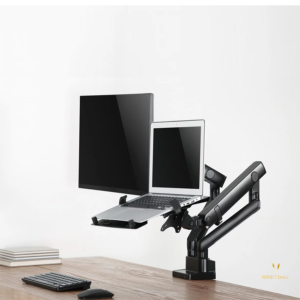 MONITOR ARM WITH LAPTOP HOLDER 17''~32''
