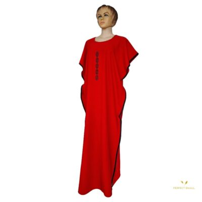 African Women Long Dresses – Red