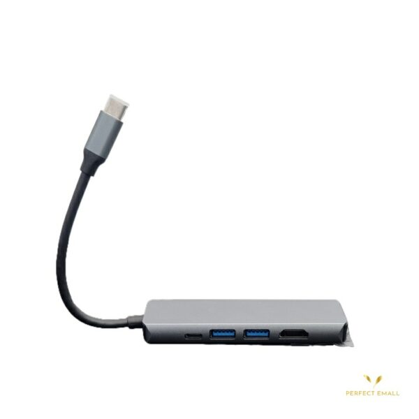 USB-C to HDTV+USB3.0 5 in 1 USB-C Adapter Multiport USB Hub