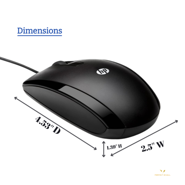 Hp X500 Wired Mouse - Image 3