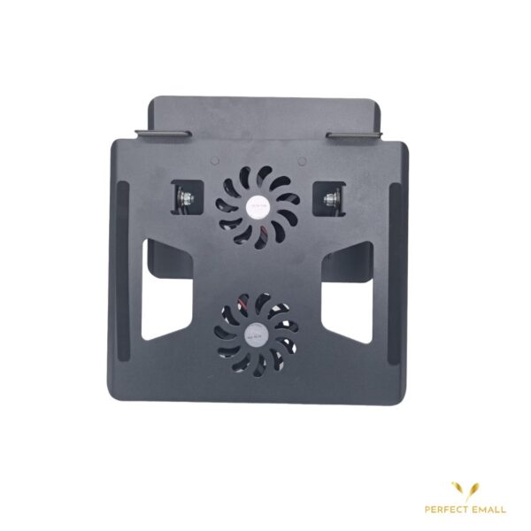 Laptop Stand YL-906 with 2 Cooling Fans up to 15.6” Black - Image 3