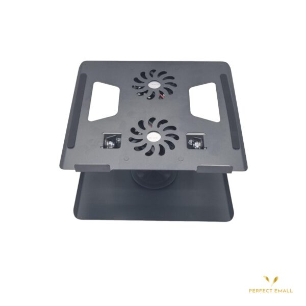 Laptop Stand YL-906 with 2 Cooling Fans up to 15.6” Black