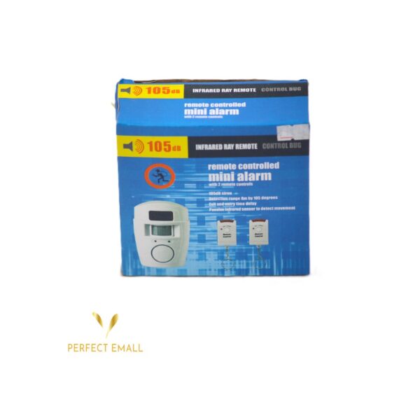 Mini Alarm with 2 Remote Controls - Image 2