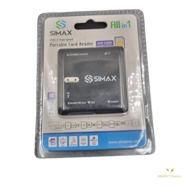 SIMAX USB2.0 High Speed Portable Card Reader All in 1 - Image 2