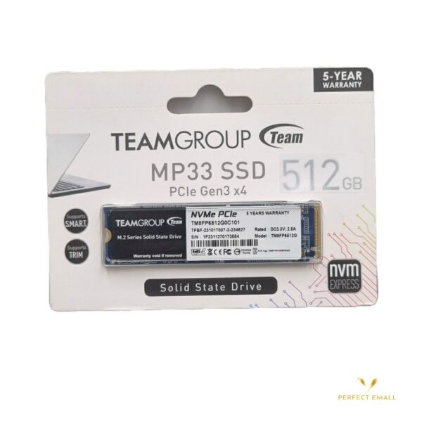 TEAMGROUP NVMe PCle Gen3x4 MP33 SSD