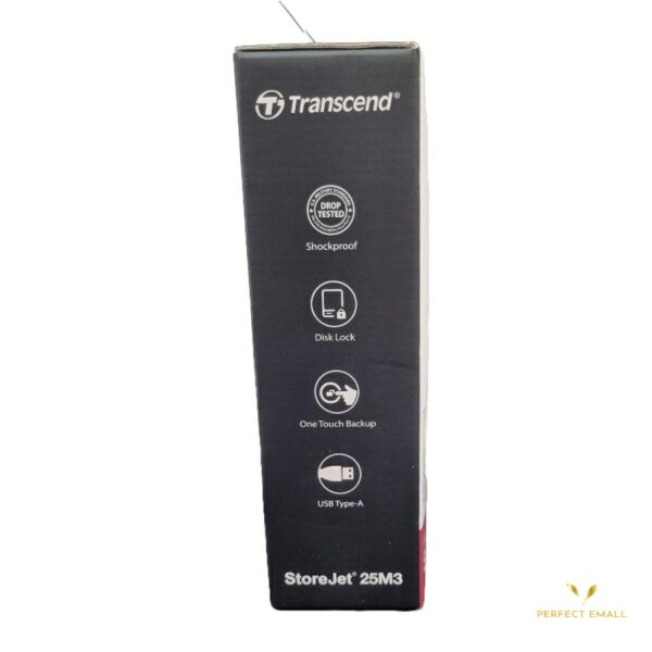 Transcend StoreJet 25M3 External Hard Drive 2TB - Image 2