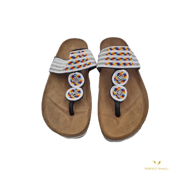 Flat Sandal,Beaded sandal, African Sandal,maasai sandals