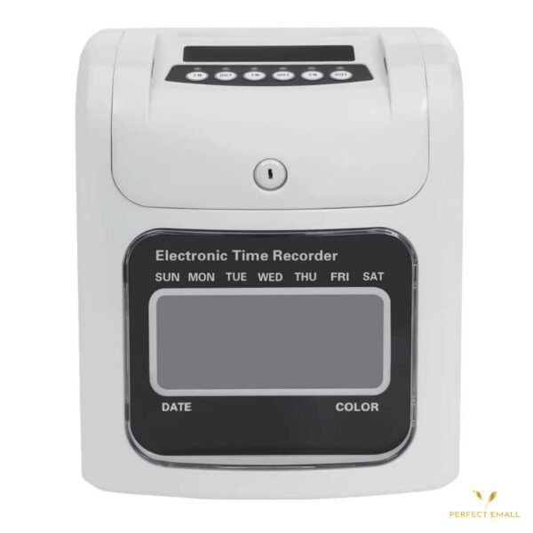 LCD Employee Attendance Machine Time Clock Punch Card