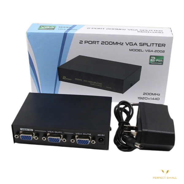 VGA SPLITTER 2 Ports 200MHZ - Image 4