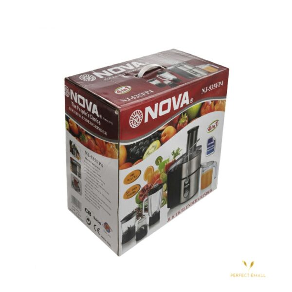 NOVA 4 IN 1 NJ-535FP4 Juicer/Blender/Grinder - Image 2