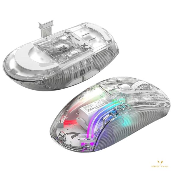 Transparent Wireless Game Mouse X2 - Image 2